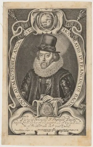 Sir Francis Bacon, by Simon van de Passe