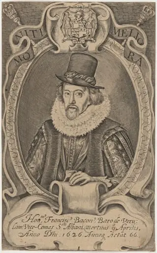 Sir Francis Bacon, by Simon van de Passe