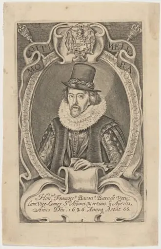 Sir Francis Bacon, by Simon van de Passe
