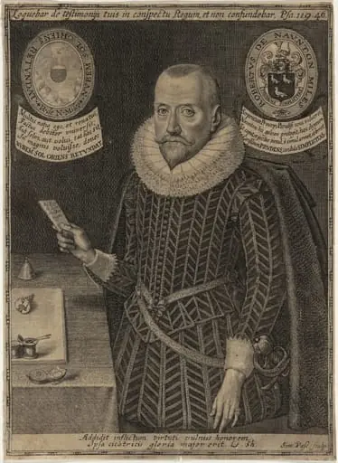 Sir Robert Naunton, by Simon van de Passe