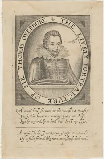 Sir Thomas Overbury, by Simon van de Passe