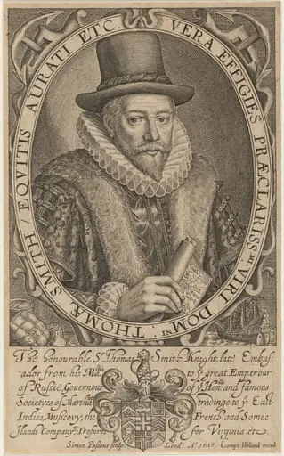 Sir Thomas Smith, by Simon van de Passe