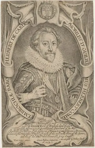 William Herbert, Third Earl of Pembroke, by Simon van de Passe