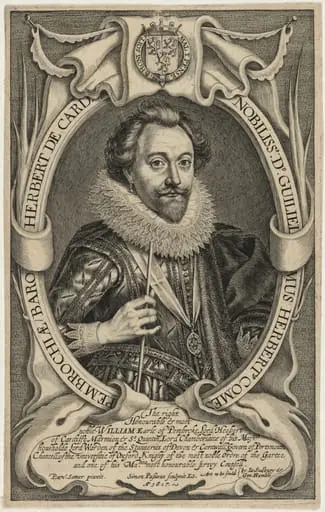 William Herbert, Third Earl of Pembroke, by Simon van de Passe