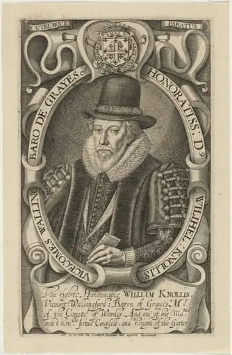 William Knollis, Earl of Banbury, When Viscount Wallingford, by Simon van de Passe