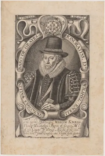 William Knollys, Earl of Banbury, When Viscount Wallingford, by Simon van de Passe