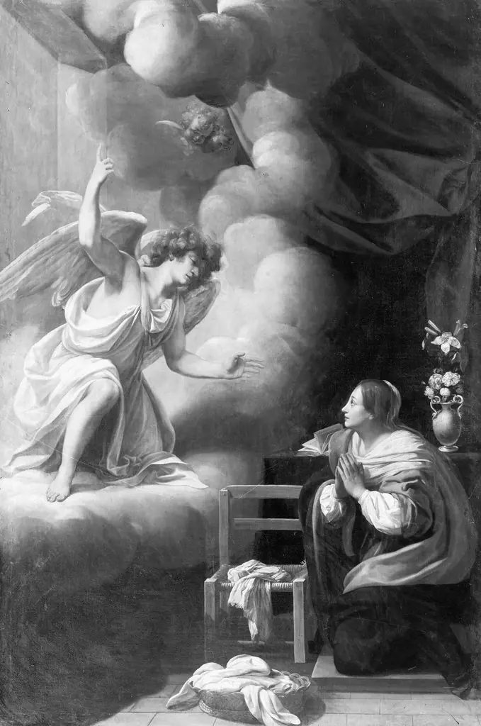 Annunciation to Mary, by Simon Vouet