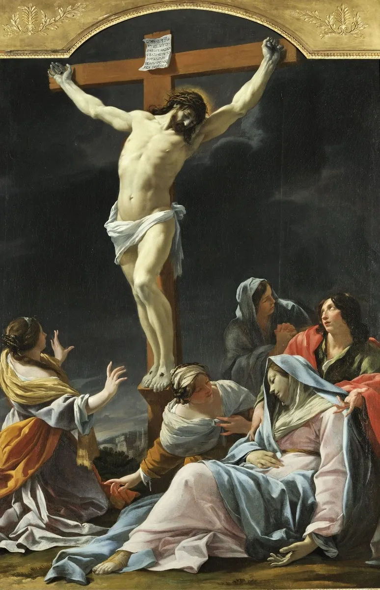 Crucifixion, by Simon Vouet, unspecified, 1636