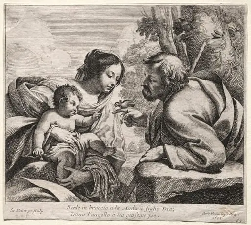 Holy Family, by Simon Vouet