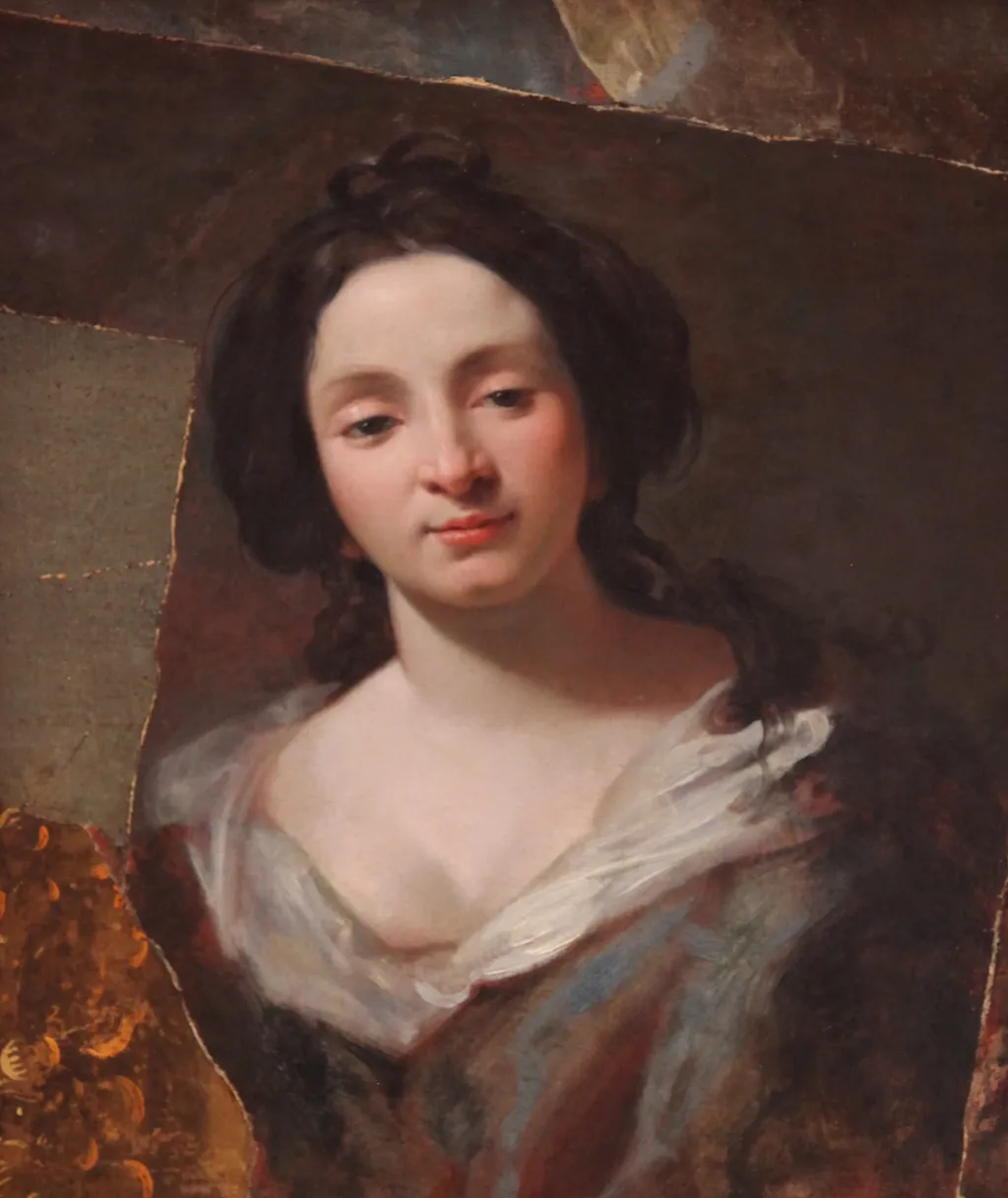 Portrait of Virginia da Vezzo, by Simon Vouet, paint, 1625