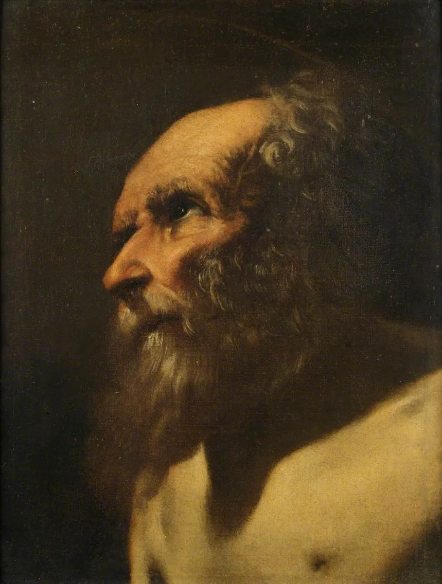 Saint Jerome (c.347–420), by Simon Vouet, oil, 1620