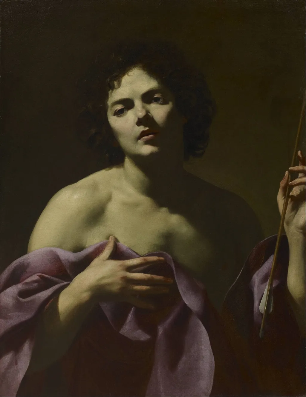 Saint Sebastian, by Simon Vouet, oil, 1625