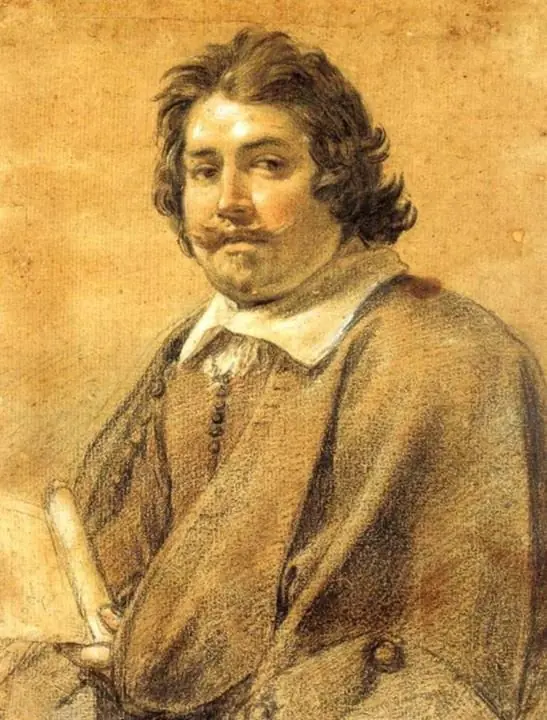 self-portrait, by Simon Vouet