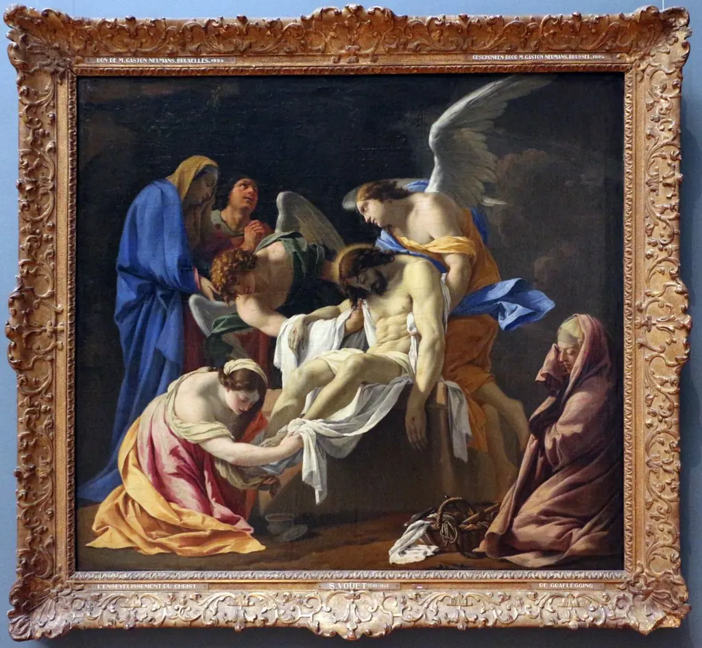 The entombment, by Simon Vouet