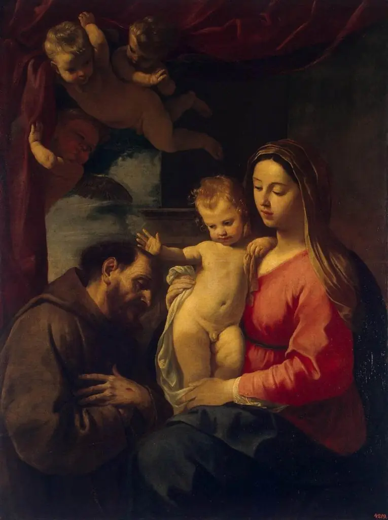 Madonna with Child and St Francis of Assisi