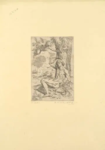 Saint Sebastian, by Simone Cantarini