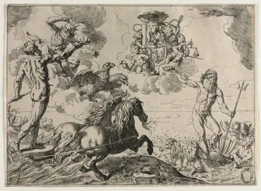 The "Quos Ego", by Simone Cantarini
