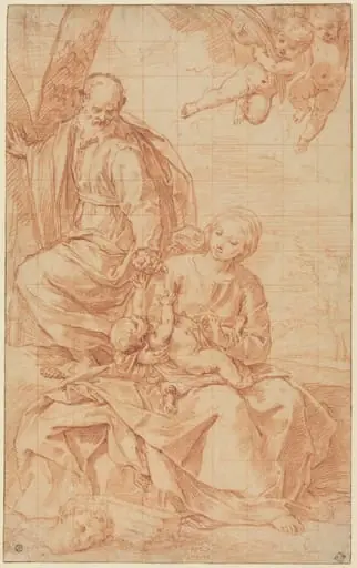The Rest on the Flight into Egypt, or The Miracle of the Palm Tree, by Simone Cantarini