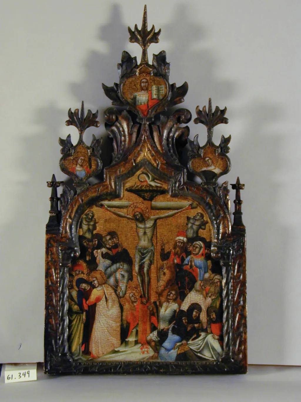 The Crucifixion, by Simone dei Crocifissi, unspecified, 1374