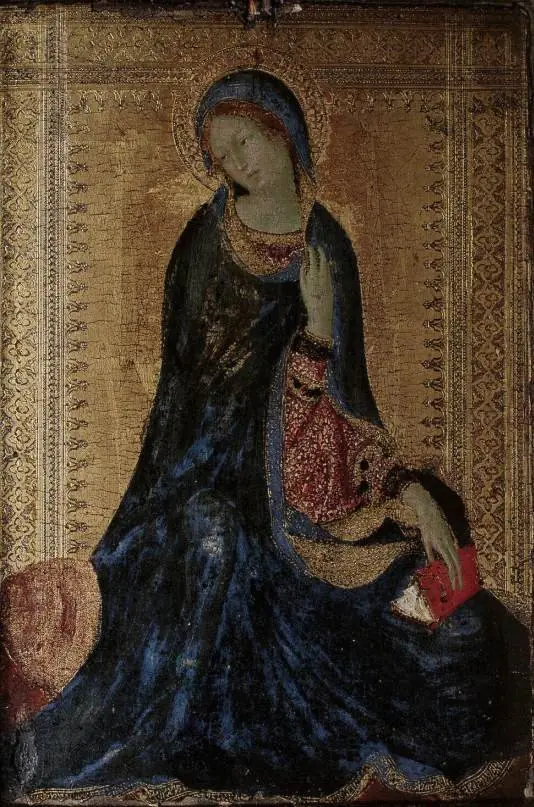 Madonna from the Annunciation Scene, by Simone Martini