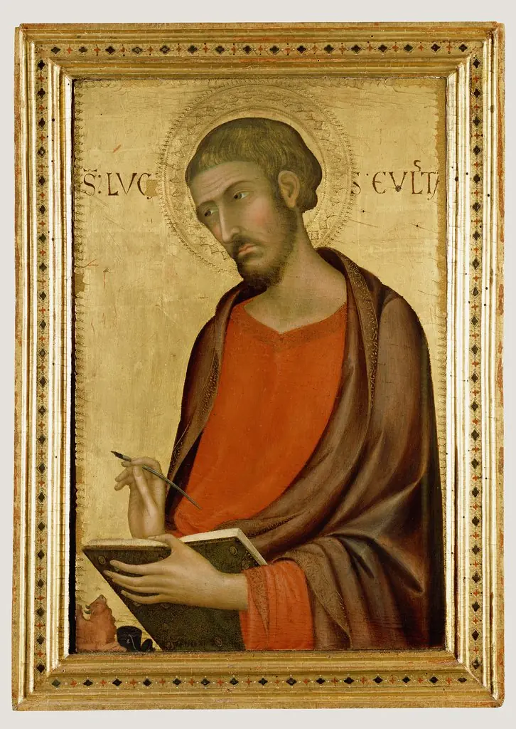 St. Luke, by Simone Martini