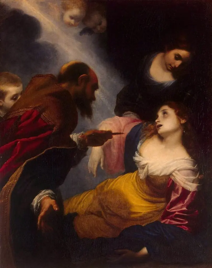 Communion of St Petronilla, by Simone Pignoni