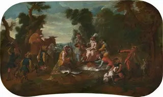 Singerie: The Picnic, by Christophe Huet