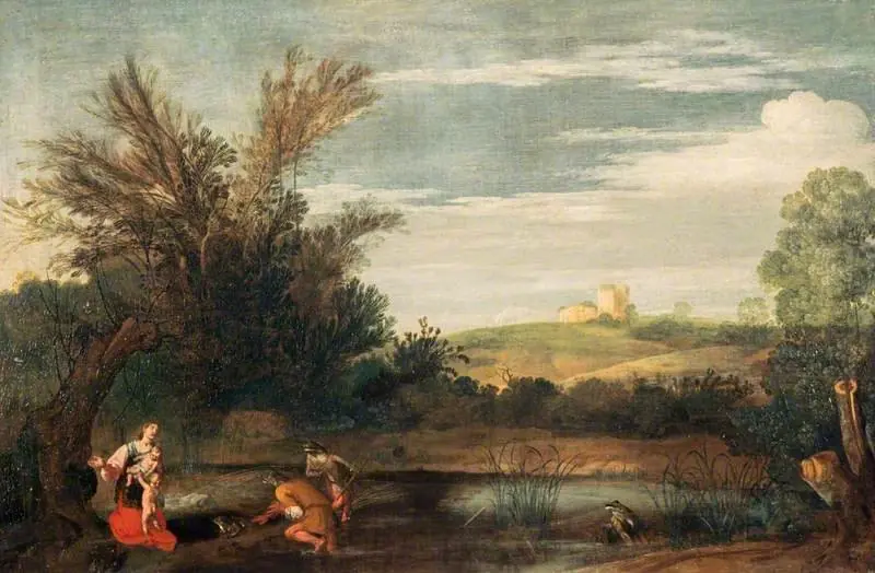 Landscape with Latona and the Peasants, by Sinibaldo Scorza