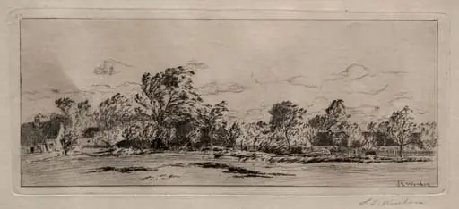 Windy Morning - Schleissheim, by Sion Longley Wenban