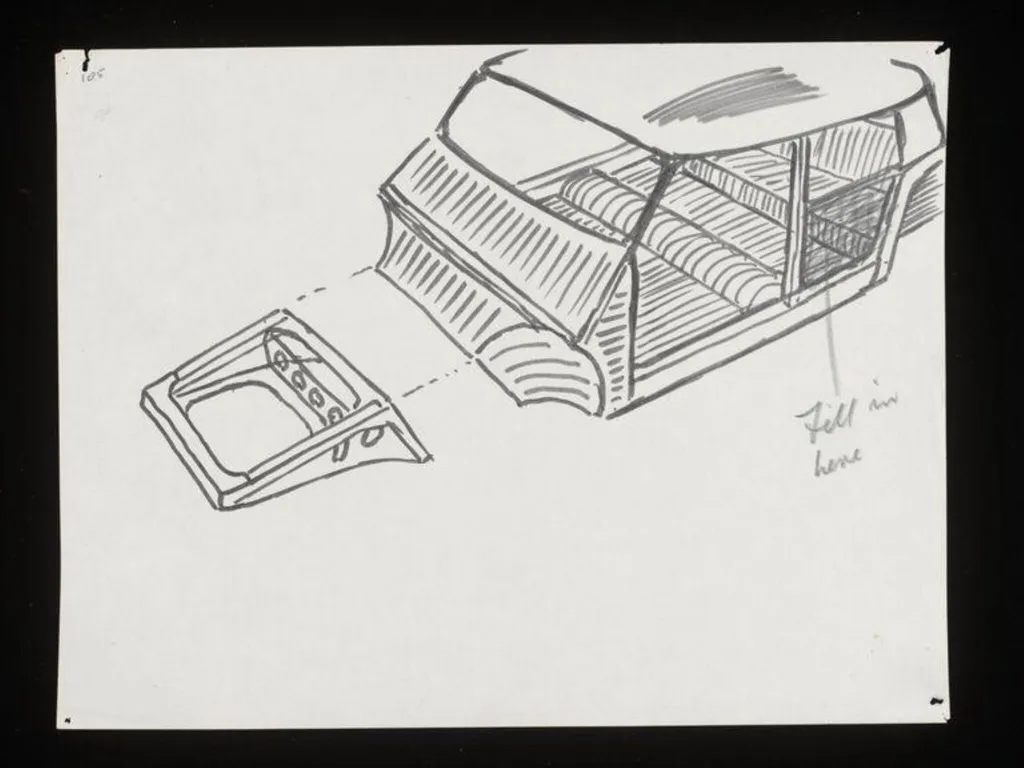 Untitled, by Sir Alec Issigonis, 1956