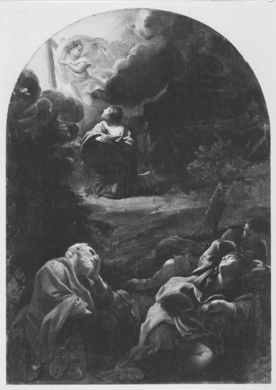 Christus am Ölberg, by Sisto Badalocchio, unspecified, 1615