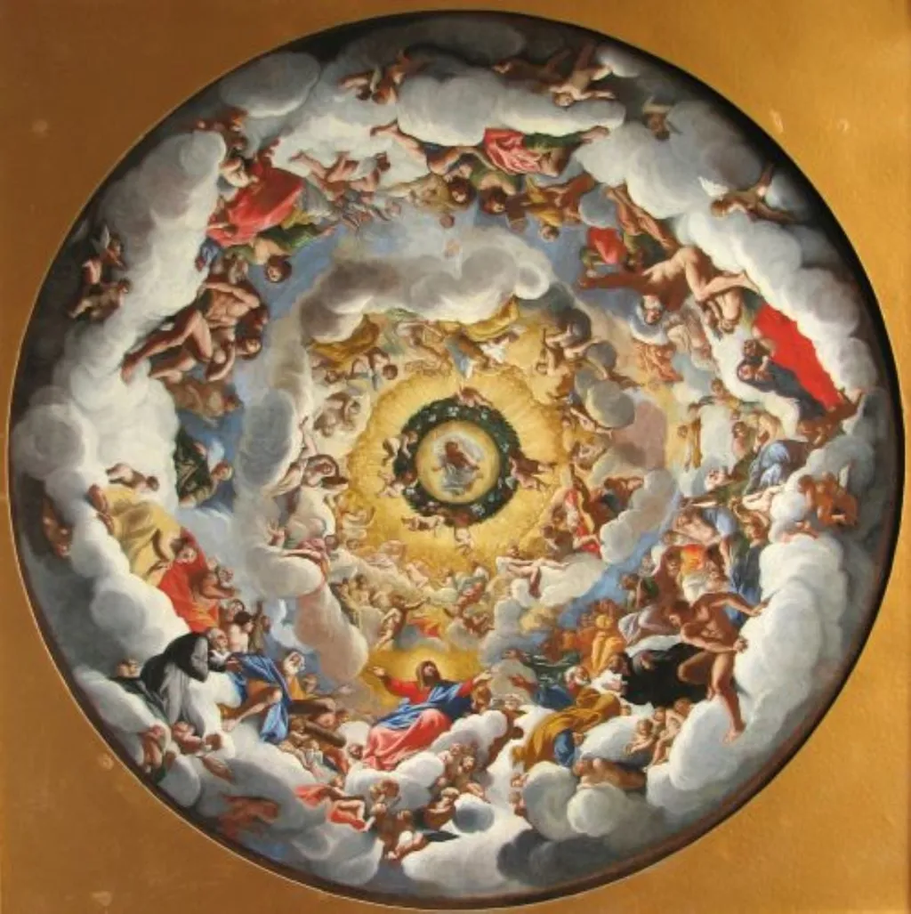 Cristos în glorie, by Sisto Badalocchio, unspecified