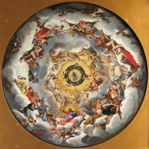 Cristos în glorie, by Sisto Badalocchio