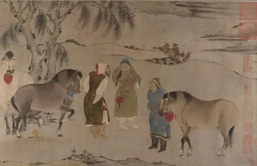 南宋/元 佚名 六馬圖 卷|Six Horses