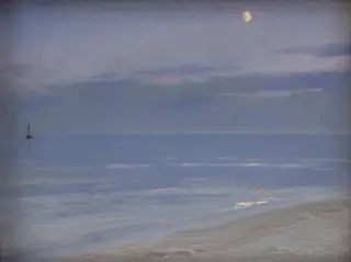 Skagen Beach in Moonlight