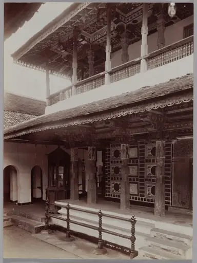 Buddhist Temple in Kandy, Ceylon, by Skeen & Co.