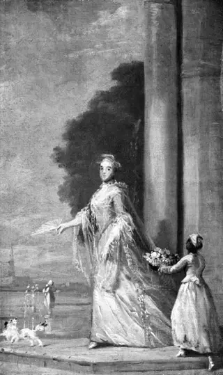 Sketch for a Portrait of a Russian Princess