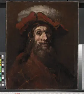 Sketch for The Knight with the Falcon, known as "The Crusader"
