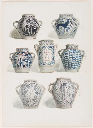 Sketches of Italian Maiolica.