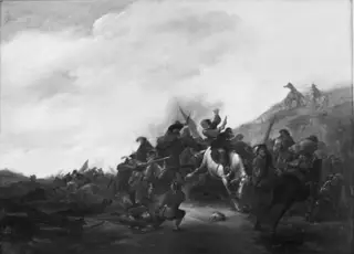 Skirmish between Cavalry and Infantry