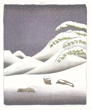Snow, by David Hockney
