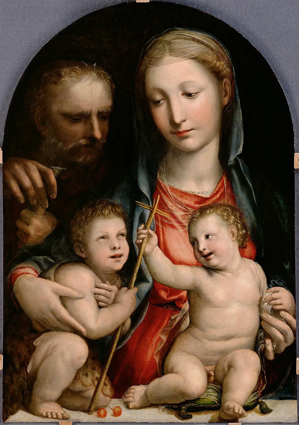 Holy Family with St. John the Baptist as child, by Sodoma, unspecified, 1525