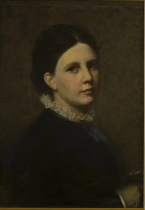 Self-portrait, by Sofie Ribbing