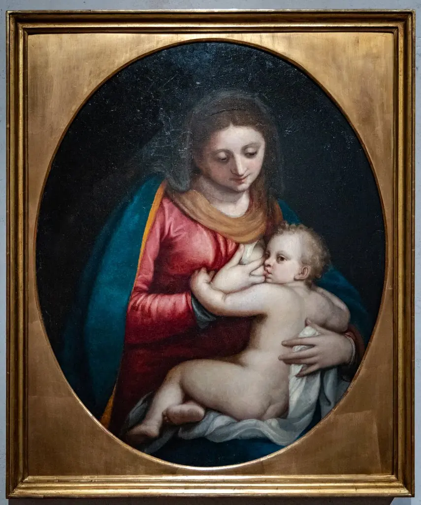 Madonna Suckling the Infant Christ, by Sofonisba Anguissola