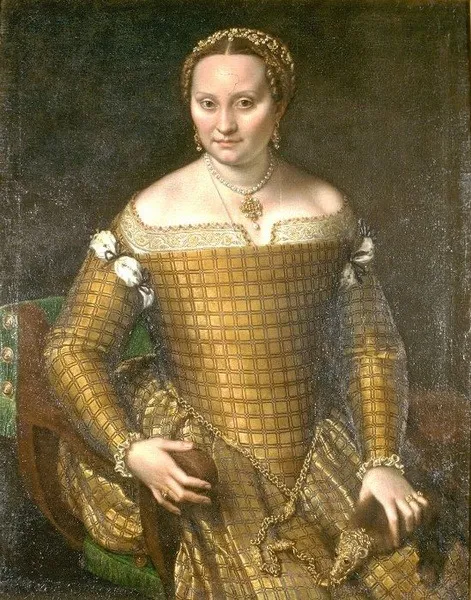 Portrait of Bianca Ponzoni Anguissola, by Sofonisba Anguissola, oil, 1557