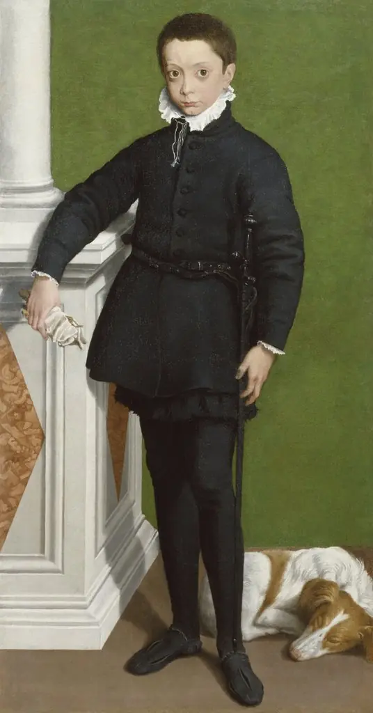 Portrait of Marquess Massimiliano Stampa, by Sofonisba Anguissola