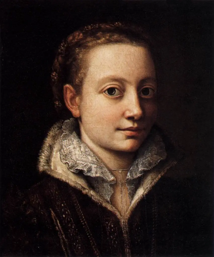 Portrait of Minerva Anguissola, by Sofonisba Anguissola