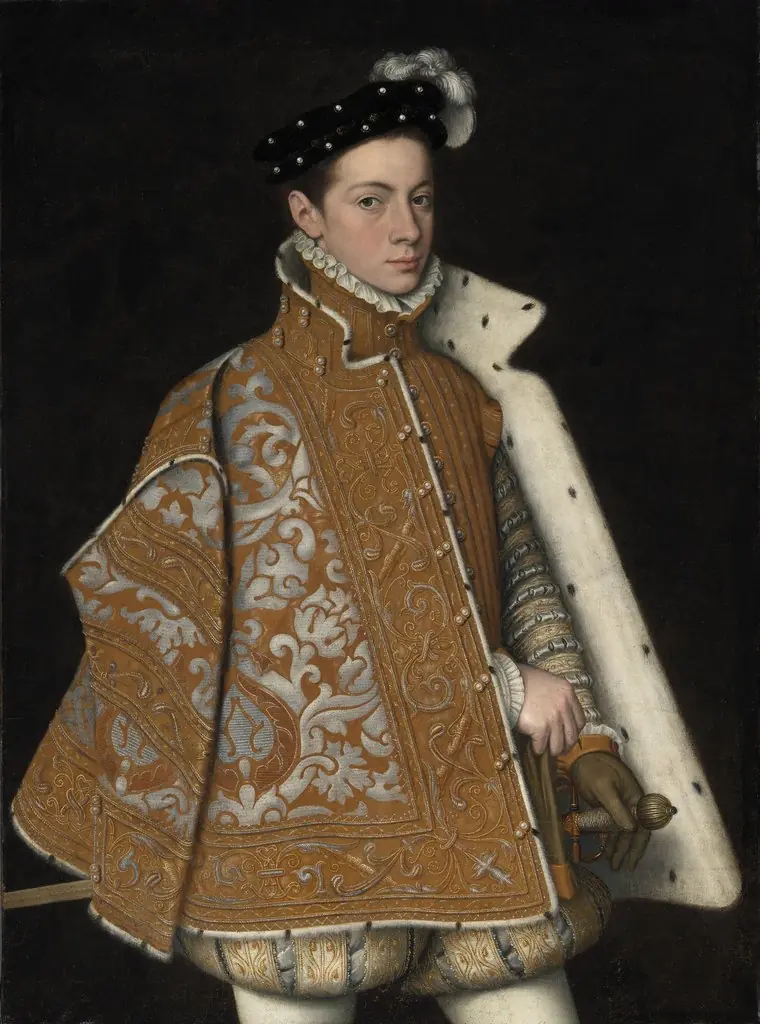 Portrait of Prince Alessandro Farnese, by Sofonisba Anguissola