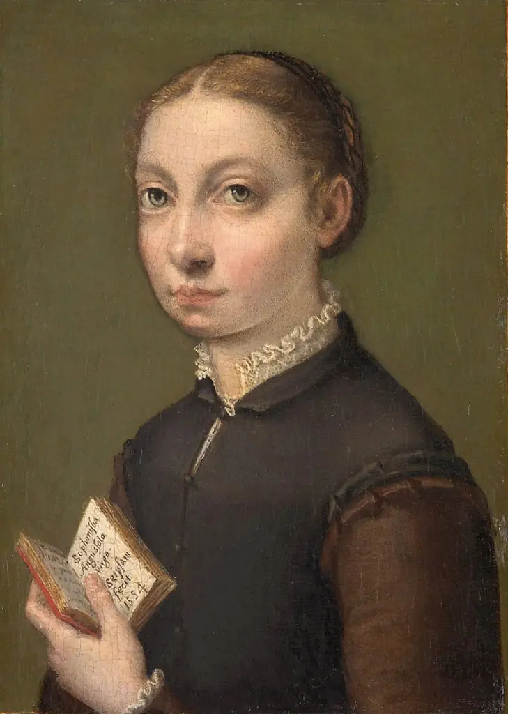 Self-portrait, by Sofonisba Anguissola