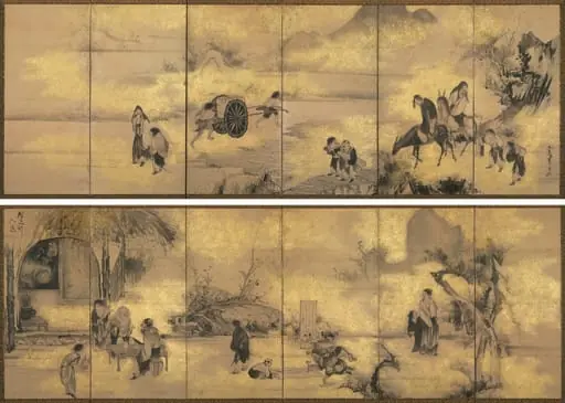 The Eight Immortals of the Wine Cup, by Soga Shōhaku